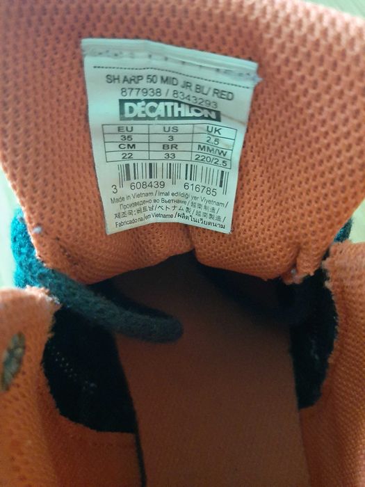 Ghete tip sport marimea 35