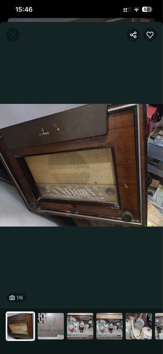radio pe lampi siemens vintage de colectie foarte vechi