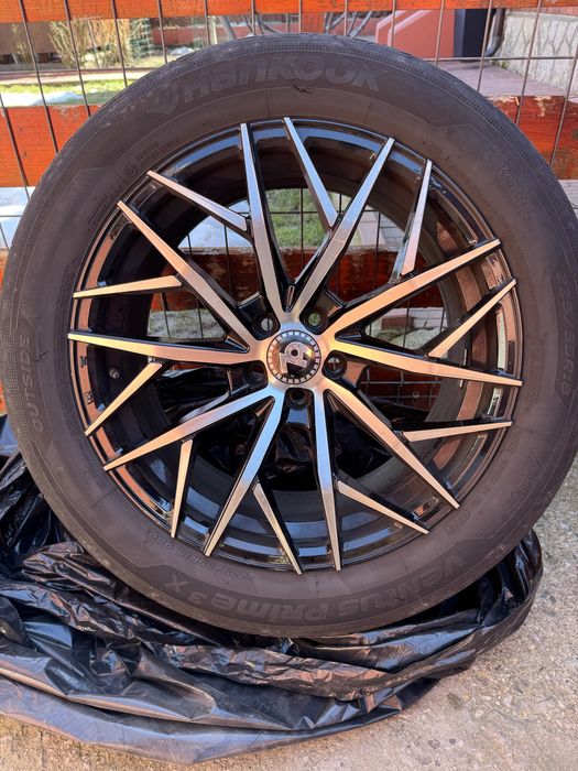 Set jante aliaj R18 5x112 + anvelope Hankook Ventus Prime 3 225/55 R18