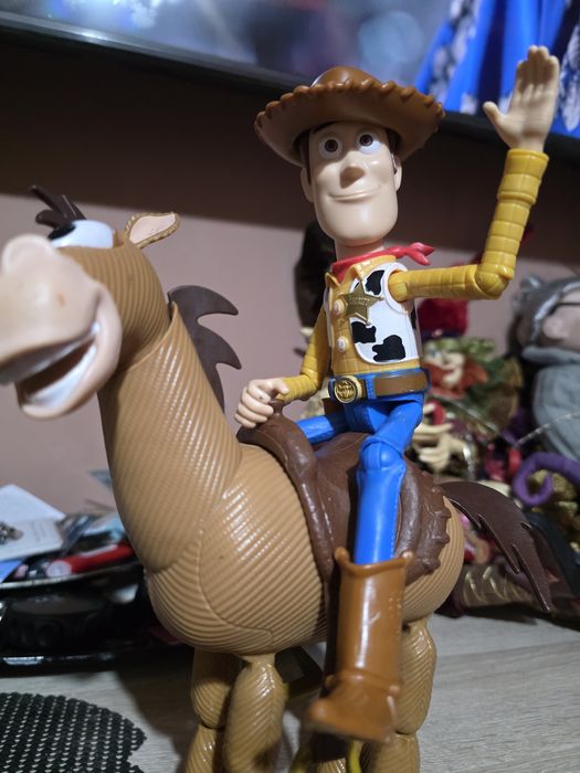 Woddy si Bullseye. Figurine Toy Story.