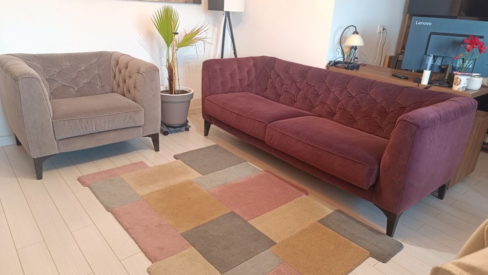 Vand canapea si fotoliu Natuzzi