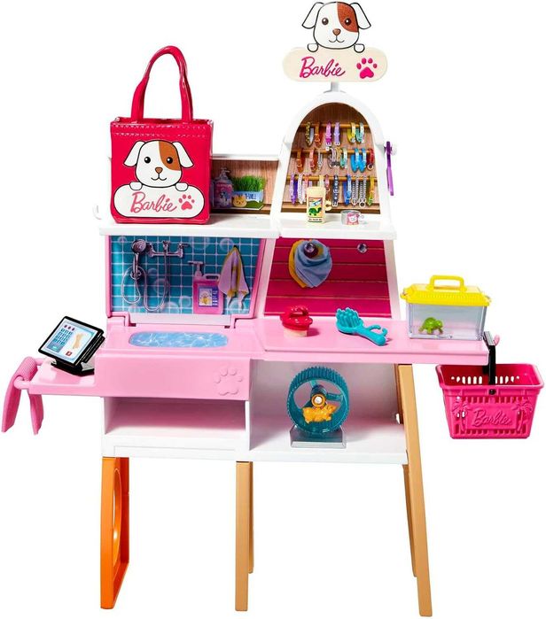 Оригинальная Кукла Barbi  Барби (блондинка ростом 30  см ) и игровой н