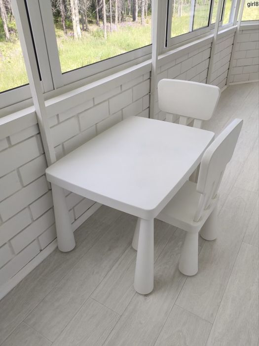 Продам детский стол и стул Ikea «Маммут»