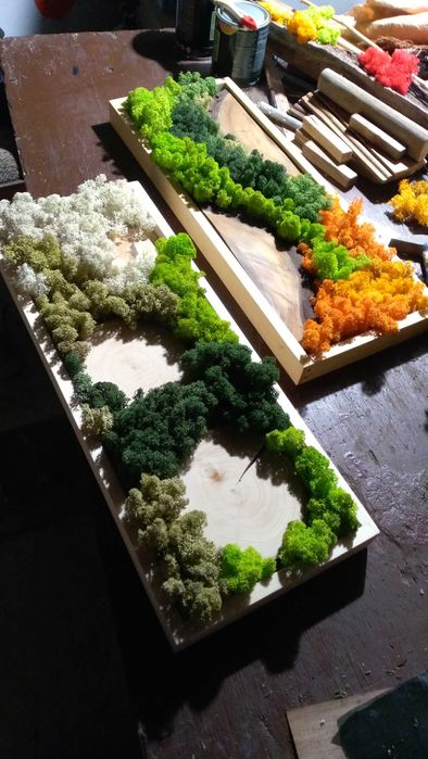 Скандинавски мъх,декорации