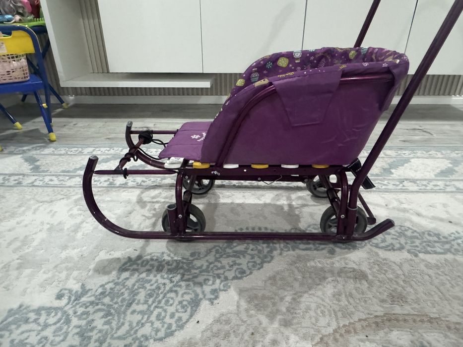 Продам санки с колесами