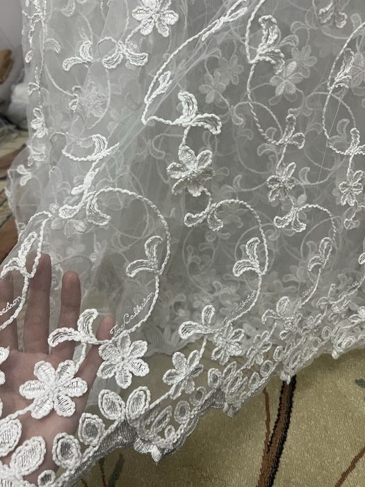 Тюль айвори 250*420метра