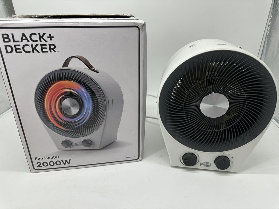 Вентилаторна печка Black+Decker BXFSH2000E, 2000 W, 2 степени на мощно