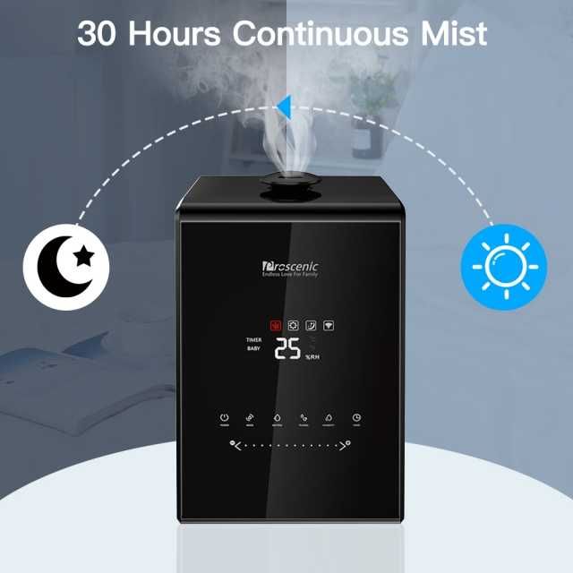 Umidificator Smart Home - control prin aplicație sau asistent vocal