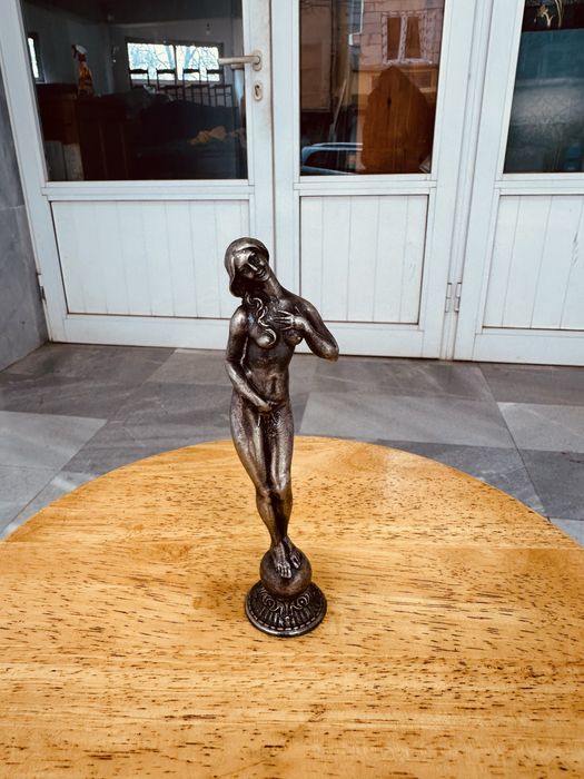 Италиански бронзови помощни масички / педестали – масивно дърво (чифт)