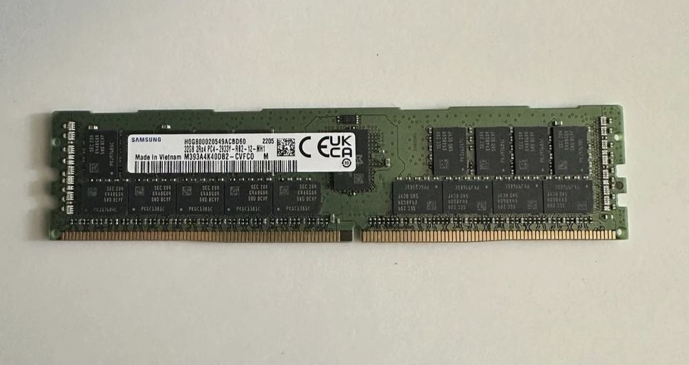 Серверная оперативная память Samsung ecc 32Gb 2933Y