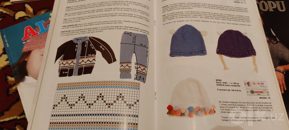 Книга для вязания kartopu, alize, nako