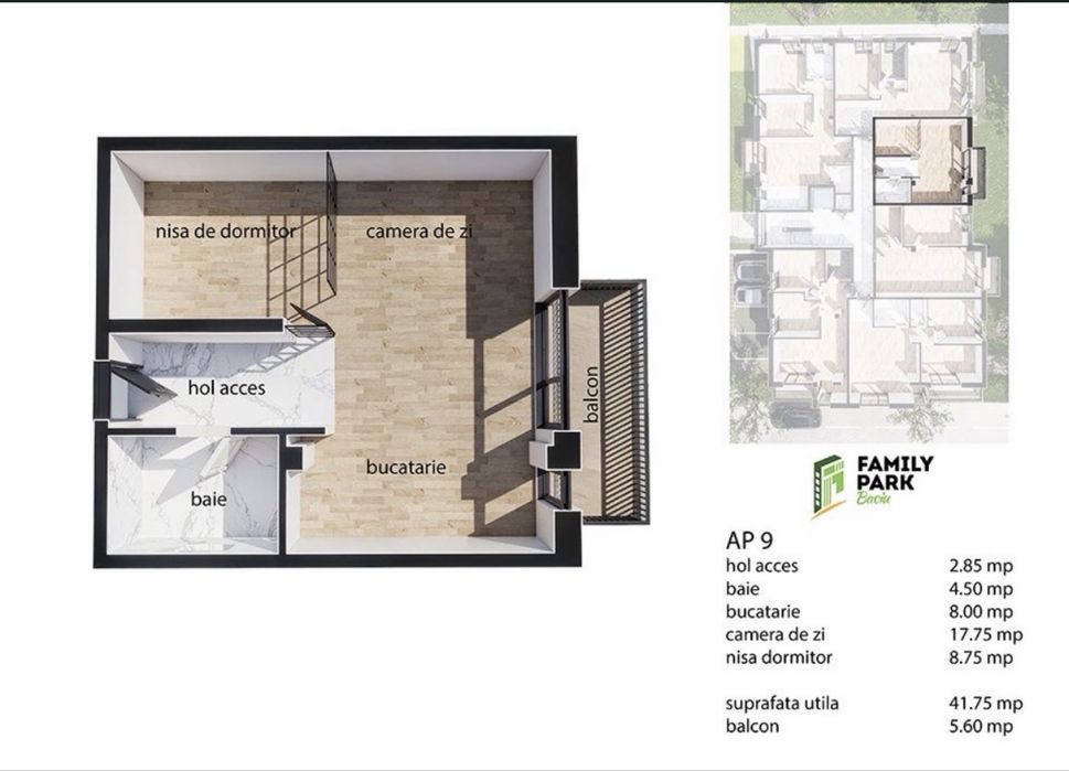 Apartament o camera complex Family Park Baciu