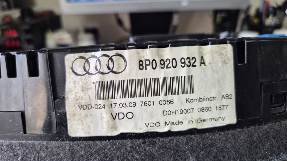 Километраж за audi a3 8P Face lift Цветният дисплей след 2009-та година