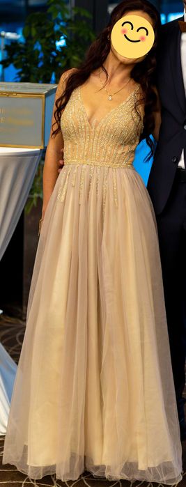 Елегантна бална рокля с тюл Loretti XS