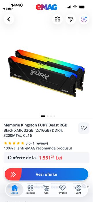 Rami fury rgb 32gb