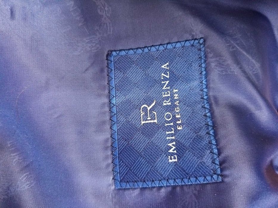 Мужской костюм синий