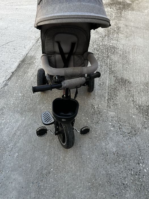 Триколка Kinderkraft Spinstep сива