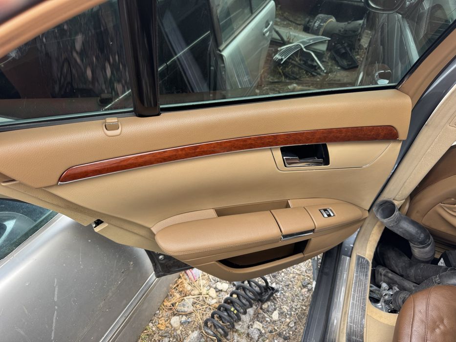 Кожен салон с подгрев и памет за Mercedes W221 къса база
