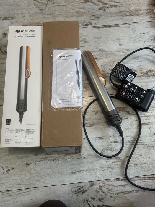 Преса за коса Dyson HT01 Airstrait™ (Никел/Мед)