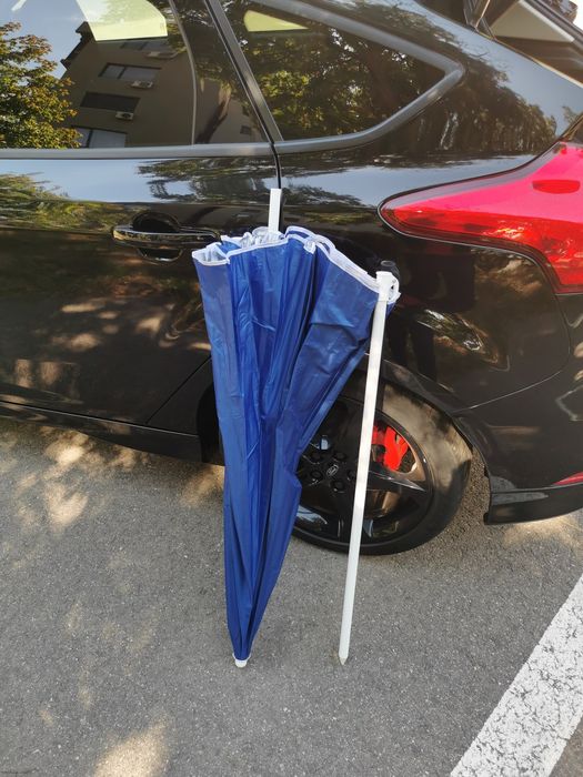 Umbrela plaja cu suport fixare