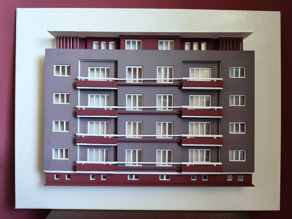 Макет на Соц блок , фасада 2