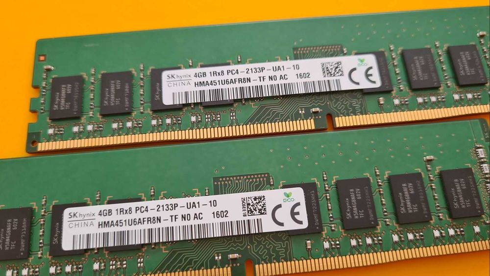 Kit 8GB DDR4 Desktop,2x4GB,SK Hynix,2133Mhz,CL15,Single Sided