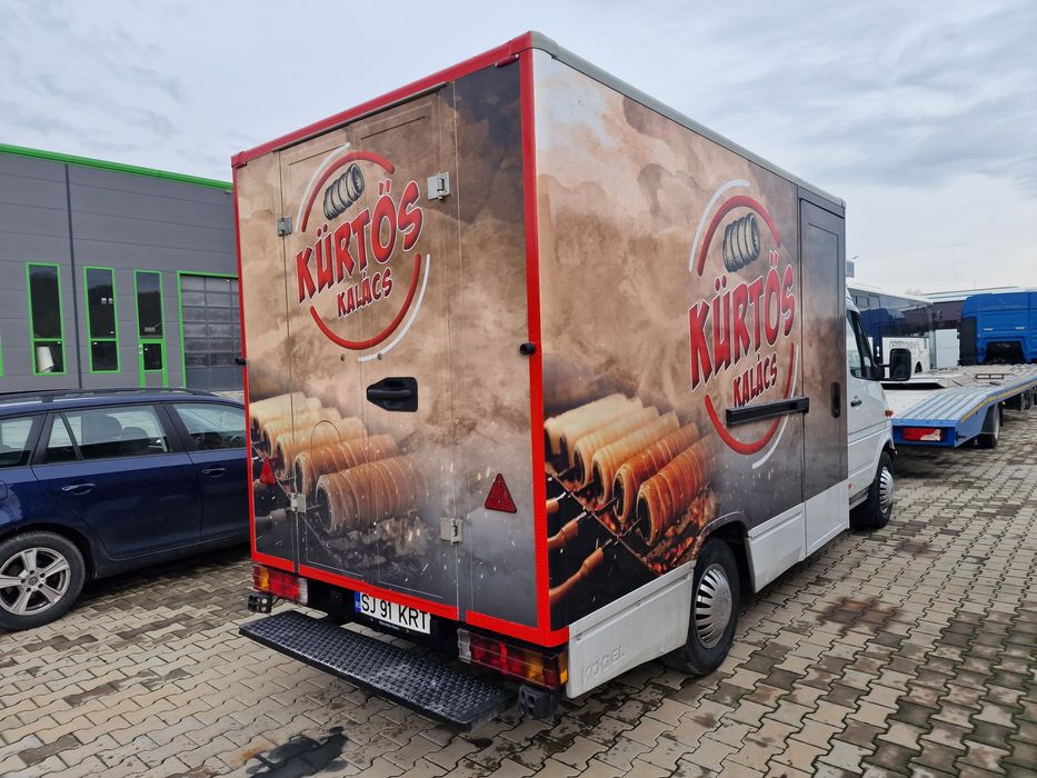 Food Truck Sprinter AFACERE LA CHEIE Kurtos Kalacs AutoRulota Comerț