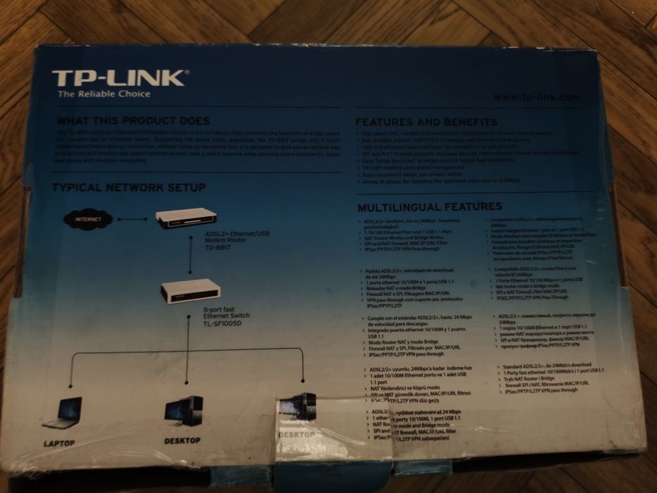 Modem router tp link 88-17