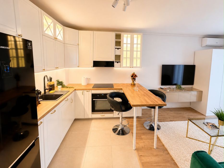 Persoana fizica inchiriez Apartament 2 camere + grădină proprie 25 mp | H Pipera Lake | Mobilat & Utilat Complet