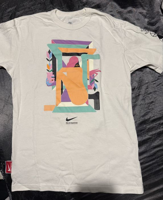 Бяла тениска найк