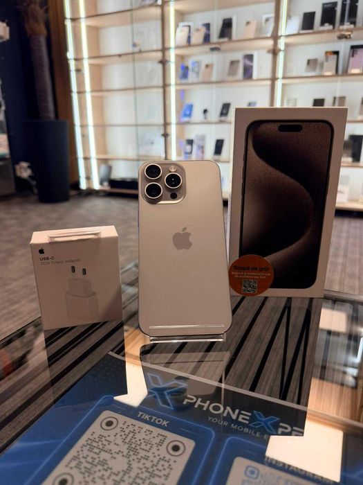 PhoneXpert SH - iPhone 15 Pro Max 256GB Natural Titanium Excelent #39894