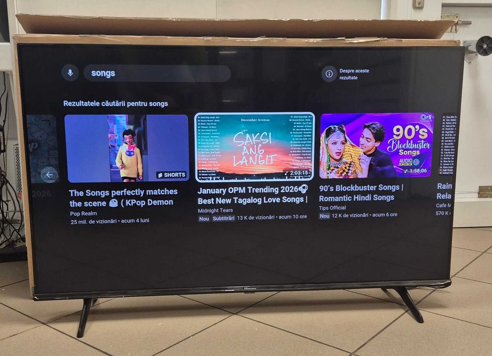 Smart TV Hisese QLED 4K ( B33141.1/ Ag28 Doi Baieti ) Garantie 2 ani !