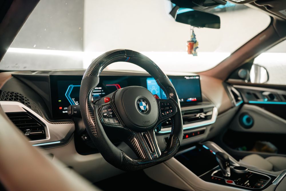 Volan BMW - Seria G - Carbon - Custom - Led - Incalzire - TJA - Vibro