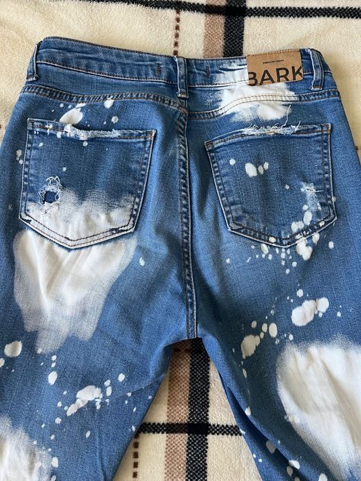 Дънки /синьо и бяло/ The Bark