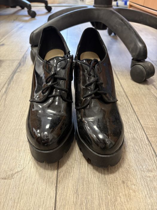 Ботильоны туфли обувь лакированные