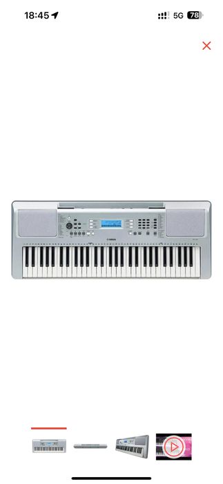 Yamaha YPT-370 серый
