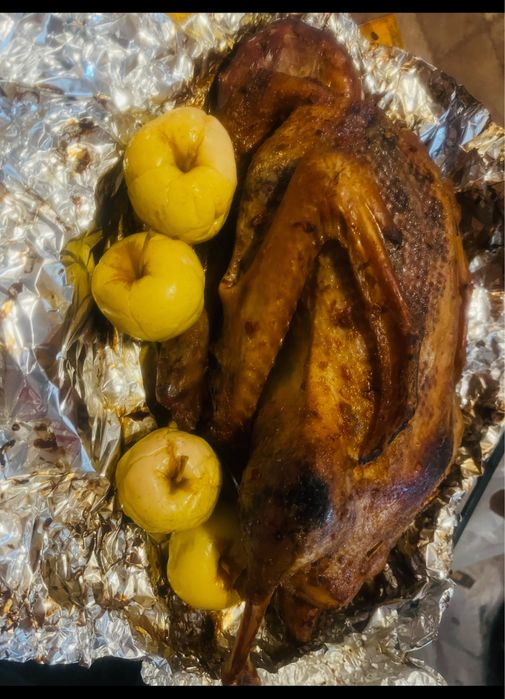 Запеченный гусь