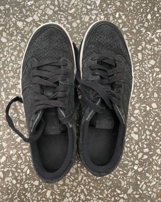 Jordan 1 low python leather