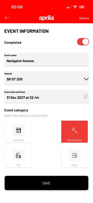 Aprilia SR GT200 SPORT