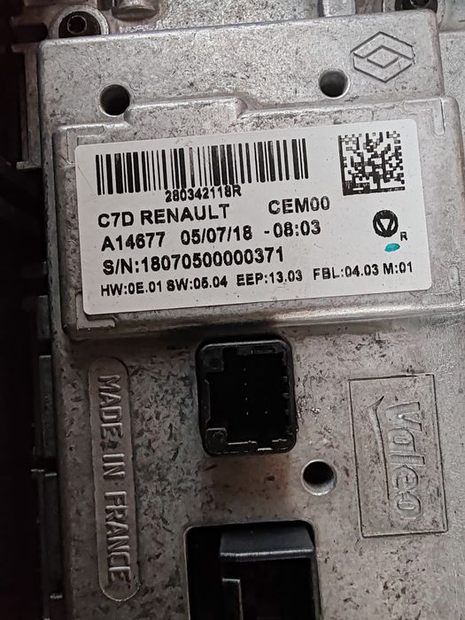 Display  Renault kadjar AN : 2016 / 280342118R