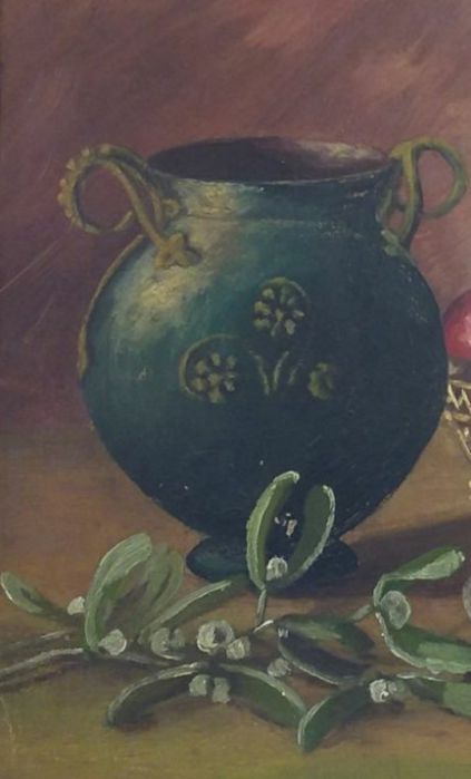 Natură moartă, semnată Jeney Jeno Bela