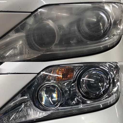 Полировка пластиковых фар