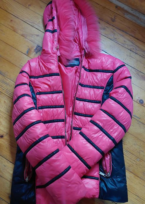 Цикламено яке с пух