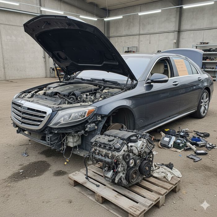 Mercedes S class w222 pentru piese dezmembrare incomplet
