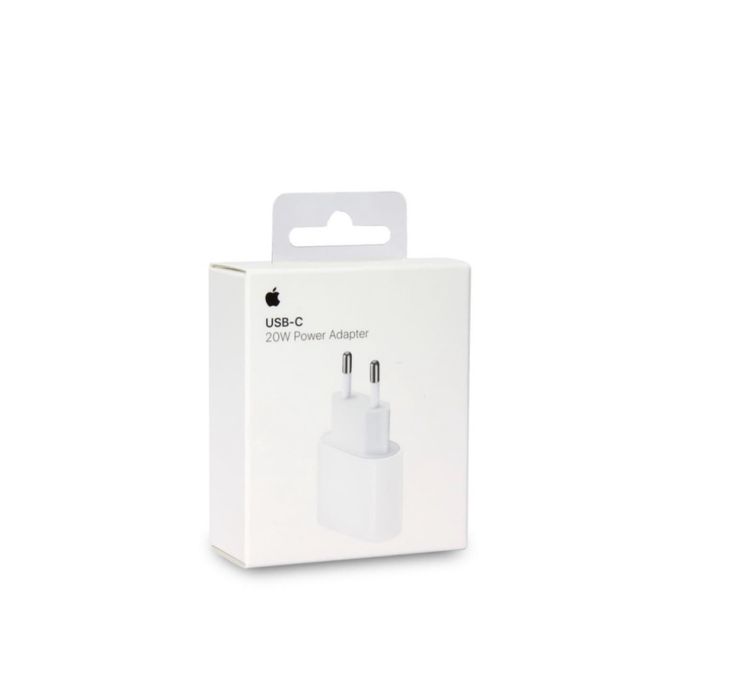 Оригинално зарядно Apple 20W USB-C Power Adapter за iPhone / iPad • Чисто Ново