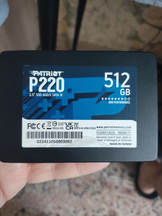 Продам ssd512отформатирован,