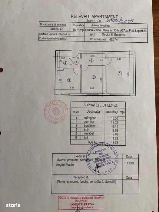 Apartament 2 camere intre 2 statii de metrou