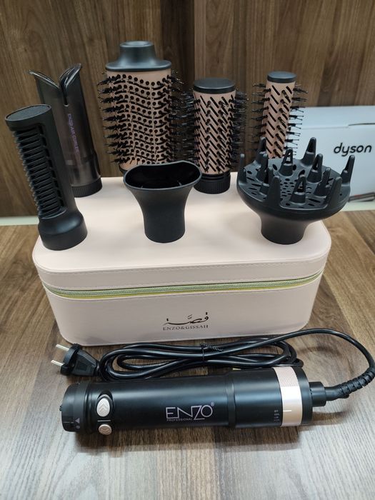 Фен-Стайлер ENZO Professional 7-в-1, Модель: EN-760. Оптом/В Розницу