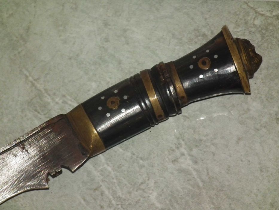 Vintage!!! Cutit maceta Kukri cutit Gurkha masiv teacá nr.3