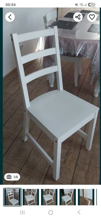 Set 6 scaune lemn masiv noi